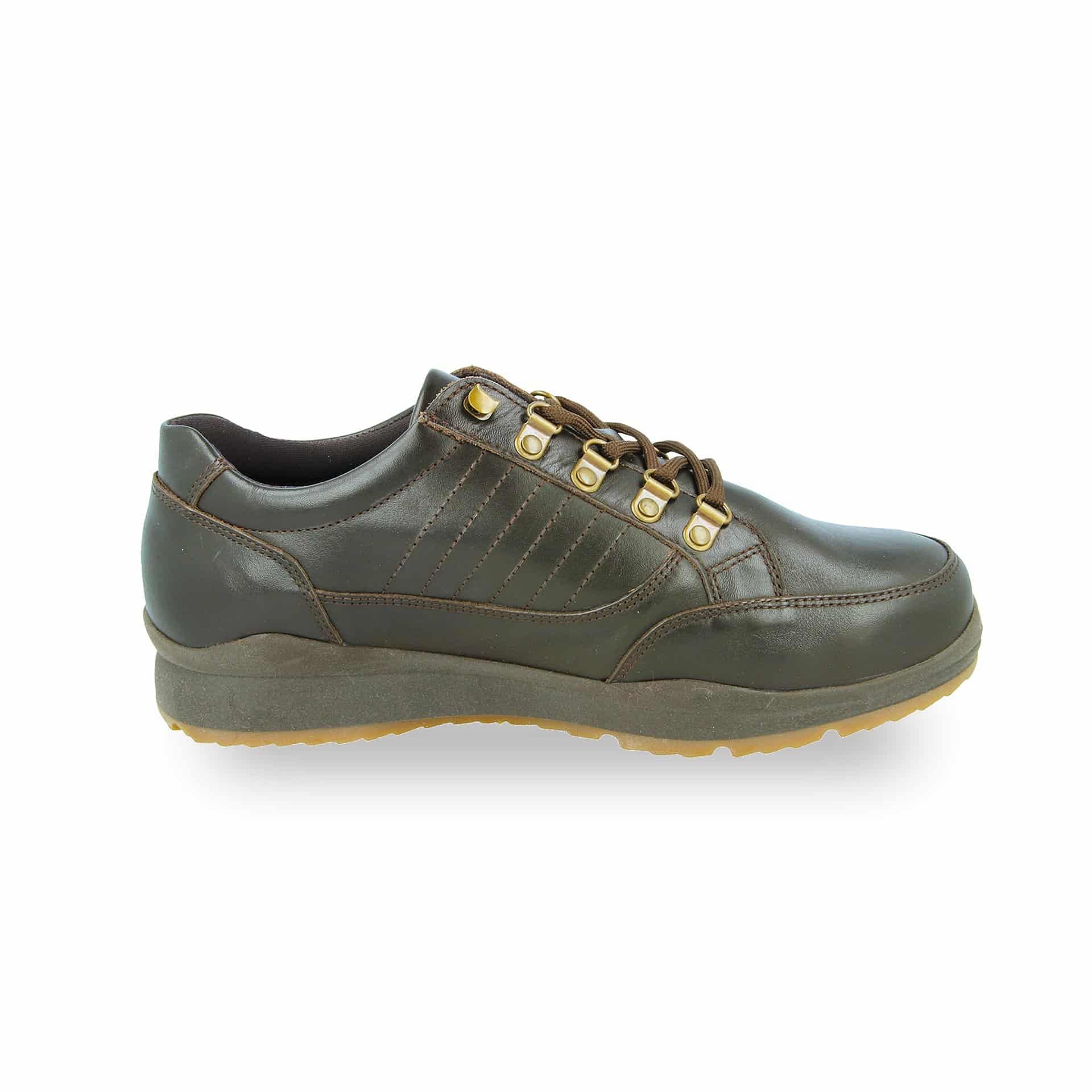 Footkaki | Sharnbrook by DB Wider Fit Shoes | Leather Sneakers